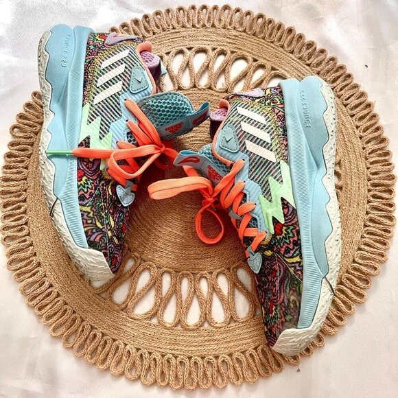 Adidas Dame 8 “Formula 0 2022 Camp” Limited Color Way Size 3.5Y - Picture 3 of 10